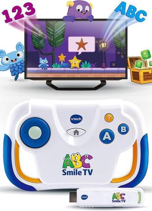 Детская игровая консоль vtech-abc smile tv console немецкий язык
