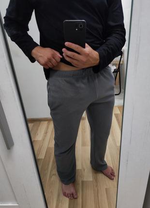 Брюки брюки спортивные флис мужские широкие atlas, размер m, l...