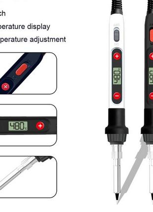 Электрический Паяльник 80W / Ватт с регулировкой температуры и...