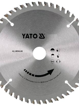 Диск пильный по алюминию 210/30 мм 60 зубцов YATO YT-60929