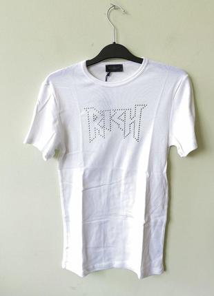 Мужская футболка john richmond m03a631110, t-shirt manica cort...