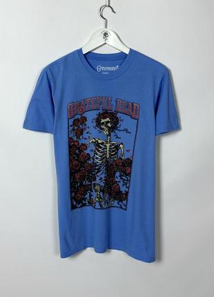 Grateful dead офф мерч футболка грейтфул дед скелет