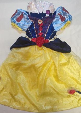 Карнавальное маскарадные платье белоснежка принцесса