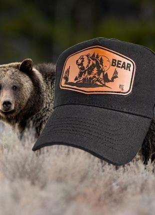 Кепка для охотника с изображением медвежонка/bear