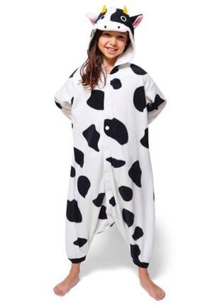Корова коровка кигуруми слип пижама велсофт