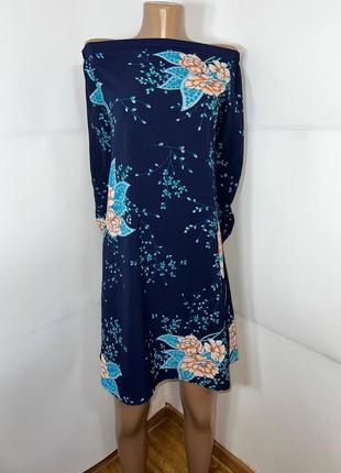 Платье женское синее mandi, xl (50-52)