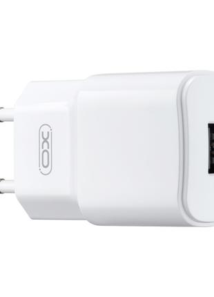 СЗУ XO L73 EU 2.4A Single port charger White