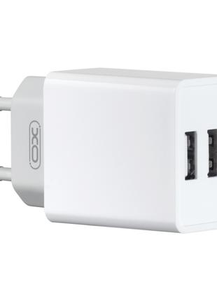 СЗУ XO L65EU 2.4A two USB charger White