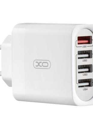 СЗУ XO L100 ( EU ) 4USB fast charging charger 1USB QC3.0 + 3US...