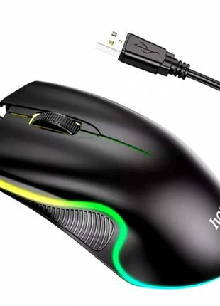 Компьютерная мышь Hoco GM19 Enjoy Gaming luminous wired mouse ...