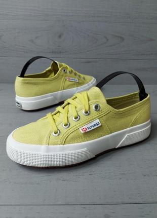 Фирменные кеды superga (оригинал) размер 34. стелька 22 см.