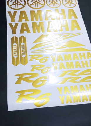 Наклейки на мотоцикл Ямаха Yamaha R6 р6