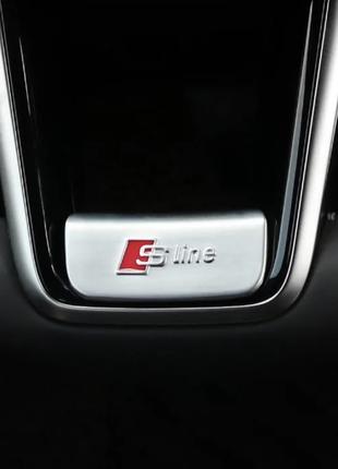 Накладка на руль для Audi Sline S3 A7 A1 A5 A4 A3 B7 Q7 TTA6 Q...