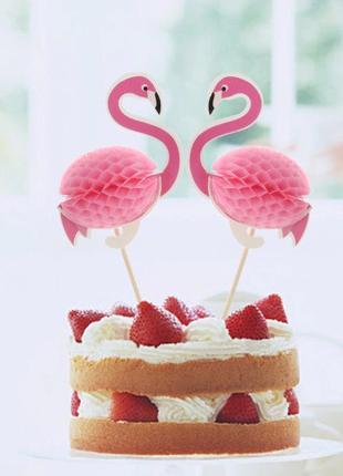 Шпажки для торта "Фламинго" - 2шт.