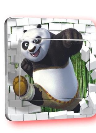 Наклейка на розетку "Панда"