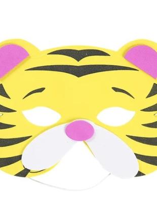 Детская маска Тигр, размер маски 18*13см