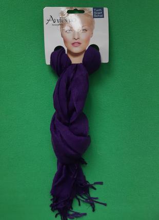 Шарф фиолетового цвета женский - размер шарфа приблизительно 1...
