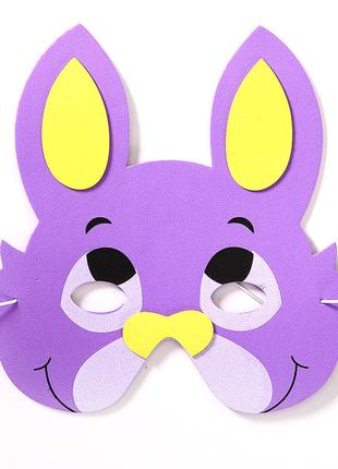 Детская маска Кролик, размер маски 19*19см