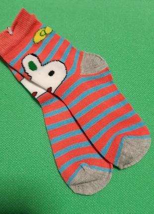 Детские носки в полоску - по стельке 16-19см