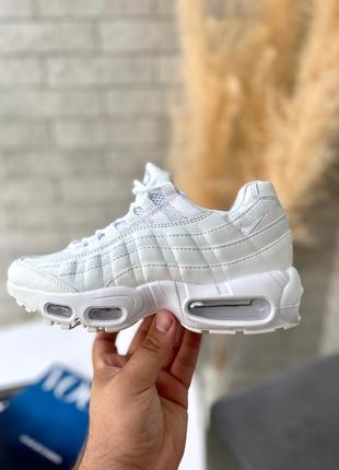 Nike air max 95 recraft triple white