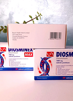 Діосмінекс, діосмін, diosminex 1000 мг, 60 таб.