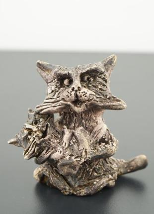 Фигурка кошки и котика подарок cat figurine коллекция коты