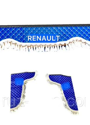 Шторы в кабину Рено RENAULT экокожа лобовое стекло-1 и боковые...