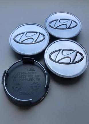 Ковпачки заглушки на литі диски Хюндай Hyundai 60мм