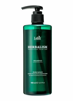 Успокаивающий травяной шампунь для волос Lador Herbalism Shamp...