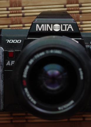 Фотоаппарат MINOLTA 7000 maxxum + "малыш" Minolta Maxxum 35-70 f4