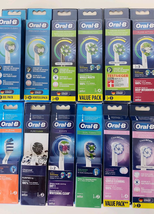 Оригінальні насадки Oral b Німеччина до електричної згубної щітки