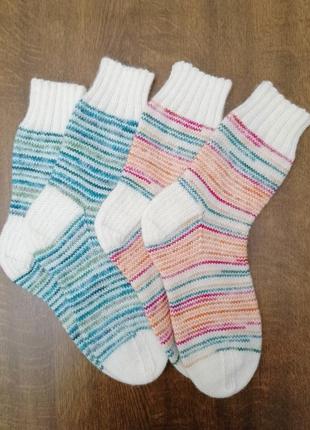 Жіночі в′язані шкарпетки, 38-39 розмір.