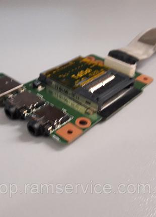 USB, Audio, Card Reader разъемы для ноутбука Lenovo B560, 55.4...