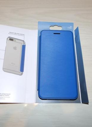 Чехол книжка hama для iphone 7 plus / 8 plus booklet case clear