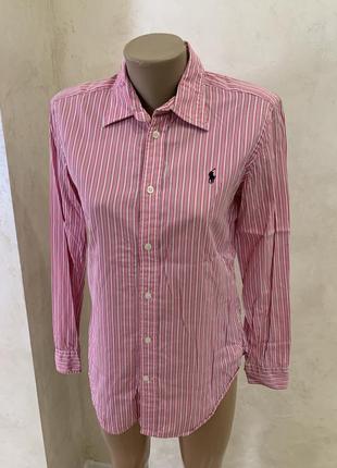 Рубашка polo ralph lauren женская розовая