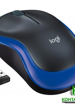 Мишка Logitech M186 Wireless Black/Blue