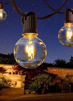 СТОК Наружные светодиодные гирлянды лампа Эдисона
