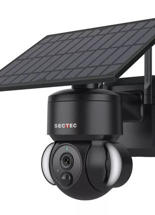 Уличная ip-камера 4MP Sectec ST-S518-4M-4G на солнечной батарее