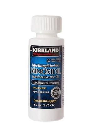 Лосьен для росту волосы та бороди Minoxidil Kirkland 5%