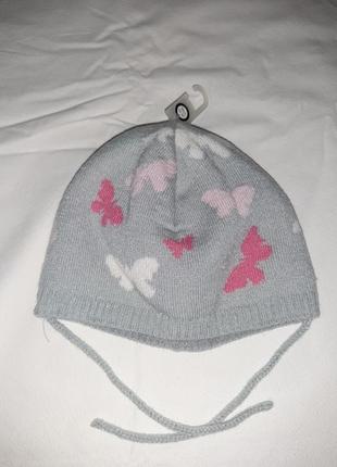 Нова шапочка осінь для дівчинки. baby club