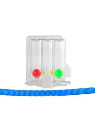Дыхательный тренажер TRI-BALL для дыхательных упражнений для р...