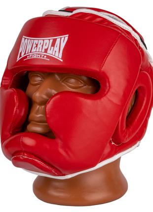 Боксерский шлем тренировочный закрытый спортивный для бокса Po...