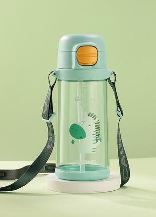 Пляшка спортивна для води пластикова CASNO 690 мл KXN-1219 Зел...