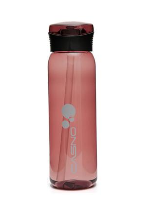 Пляшка спортивна для води пластикова CASNO 600 мл KXN-1211 Чер...