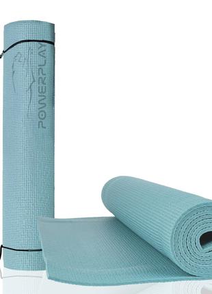 Килимок тренувальний для йоги та фітнесу PowerPlay 4010 PVC Yo...