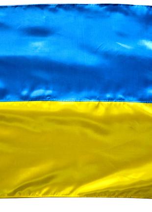 Флаг Украины синтетический большой Bookopt атлас 90*135 см BK3...