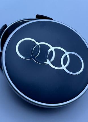 Колпачок с логотипом Audi 64 мм 60 мм ауди графит