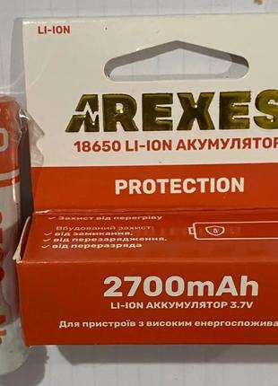 Аккумулятор Arexes 18650 3.7v 3200mah с защитой