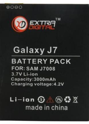 Аккумуляторная батарея Extradigital Samsung Galaxy J7 J700H (3...
