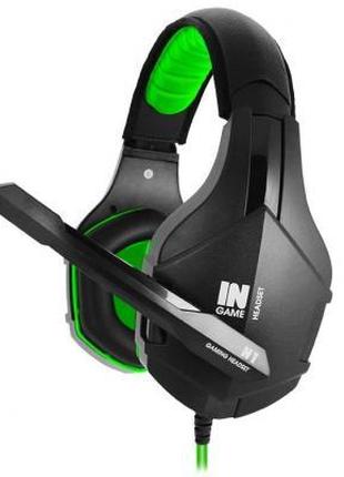 Наушники Gemix N1 Black-Green Gaming